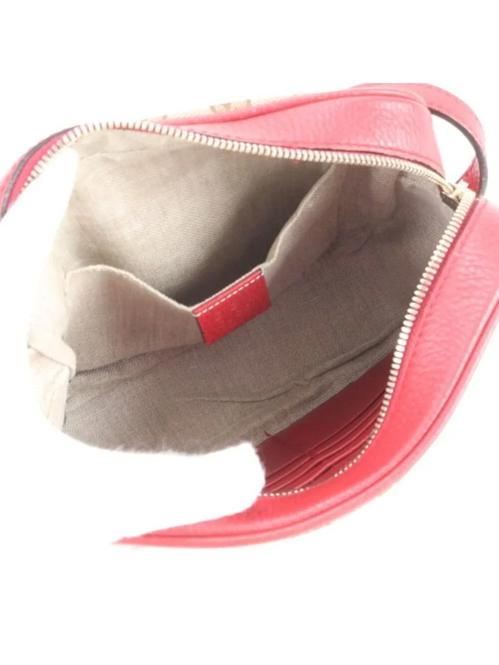 ★SOLD★ Gucci GG Canvas Leather Shoulder Bag Crossbody - Picture 7 of 12